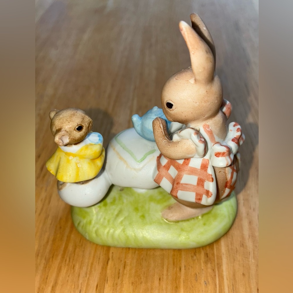 Tea Time by Designer’s Collection Bunny and Mouse, vintage 1979